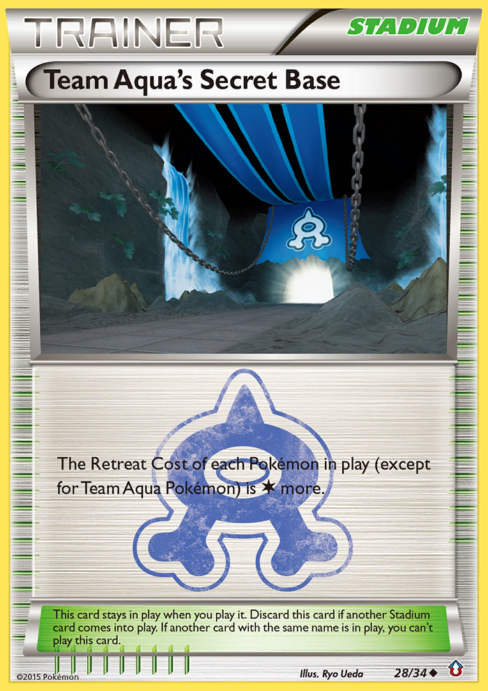 Team Aqua's Secret Base (28/34) [XY: Double Crisis] | Exor Games New Glasgow