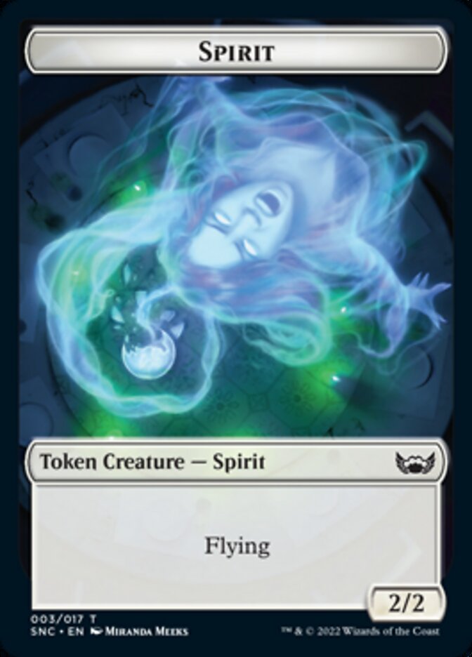 Spirit Token [Streets of New Capenna Tokens] | Exor Games New Glasgow