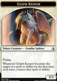 Glyph Keeper // Warrior Token [Amonkhet Tokens] | Exor Games New Glasgow