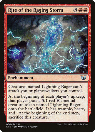 Rite of the Raging Storm [Commander 2015] | Exor Games New Glasgow