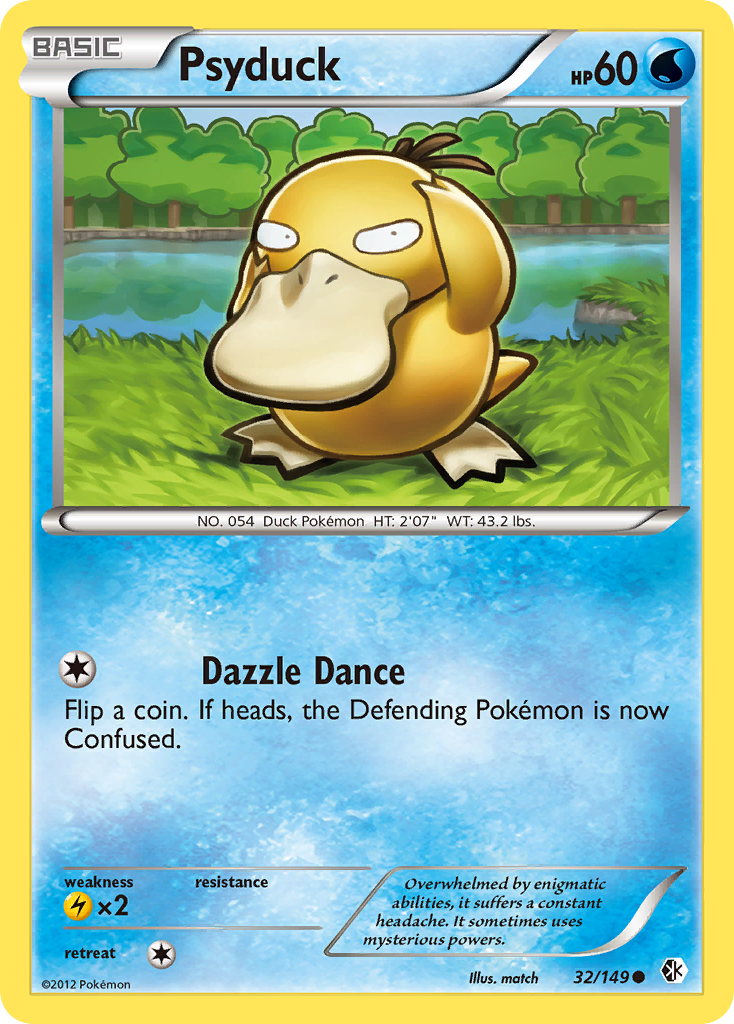 Psyduck (32/149) [Black & White: Boundaries Crossed] | Exor Games New Glasgow