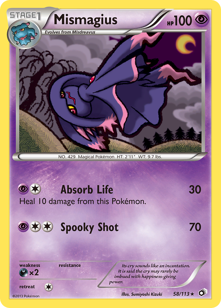 Mismagius (58/113) [Black & White: Legendary Treasures] | Exor Games New Glasgow