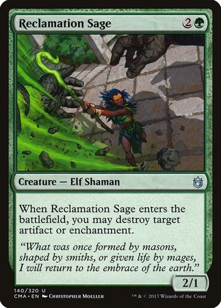 Reclamation Sage [Commander Anthology] | Exor Games New Glasgow