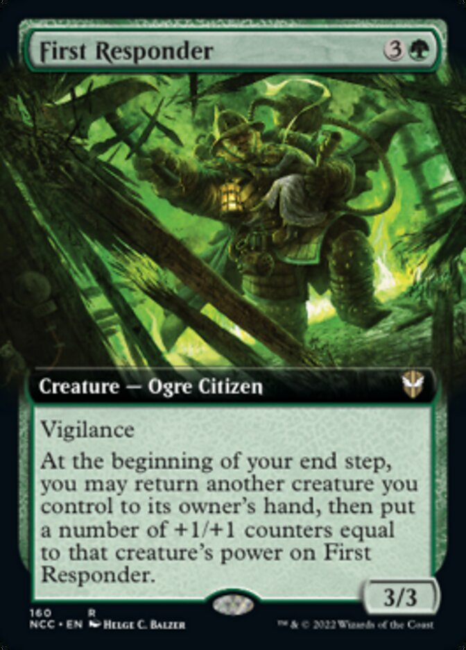 First Responder (Extended Art) [Streets of New Capenna Commander] | Exor Games New Glasgow