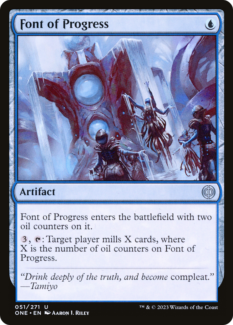 Font of Progress [Phyrexia: All Will Be One] | Exor Games New Glasgow