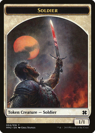 Soldier Token [Modern Masters 2015 Tokens] | Exor Games New Glasgow