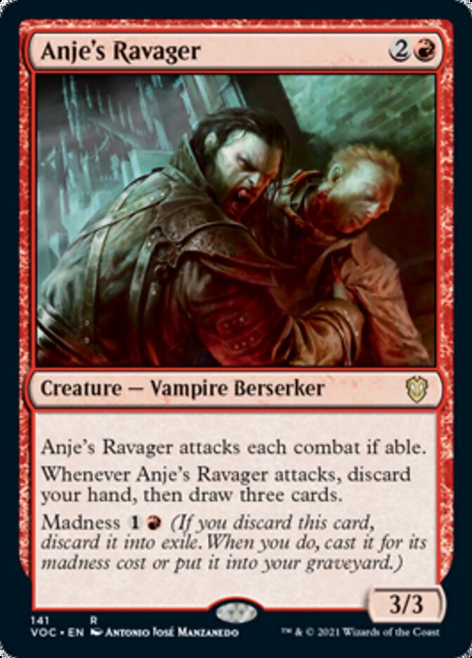 Anje's Ravager [Innistrad: Crimson Vow Commander] | Exor Games New Glasgow