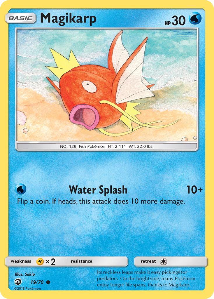 Magikarp (19/70) [Sun & Moon: Dragon Majesty] | Exor Games New Glasgow