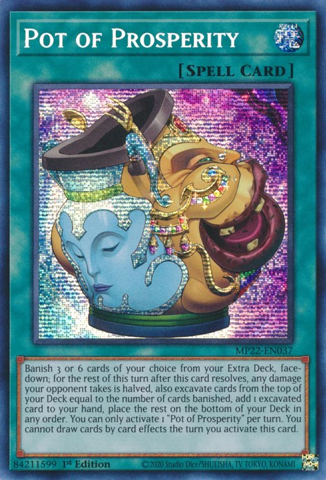 Pot of Prosperity [MP22-EN037] Prismatic Secret Rare | Exor Games New Glasgow