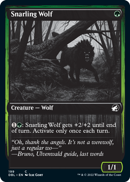 Snarling Wolf (199) [Innistrad: Double Feature] | Exor Games New Glasgow