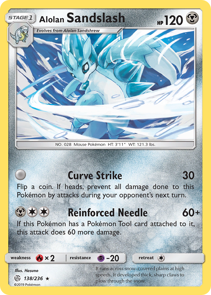 Alolan Sandslash (138/236) [Sun & Moon: Cosmic Eclipse] | Exor Games New Glasgow