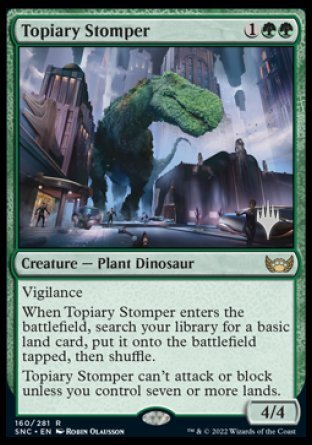 Topiary Stomper (Promo Pack) [Streets of New Capenna Promos] | Exor Games New Glasgow