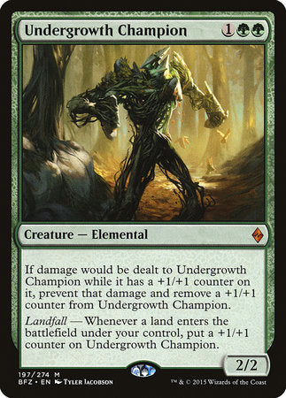 Undergrowth Champion [Battle for Zendikar] | Exor Games New Glasgow