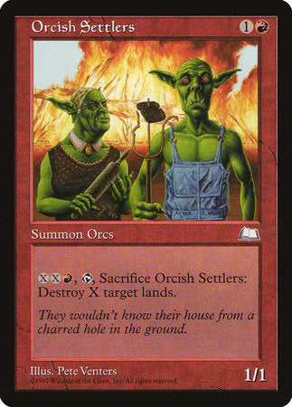 Orcish Settlers [Weatherlight] | Exor Games New Glasgow
