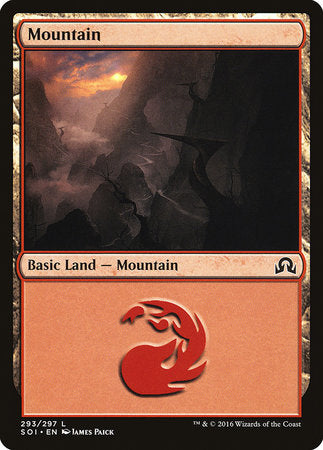 Mountain (293) [Shadows over Innistrad] | Exor Games New Glasgow