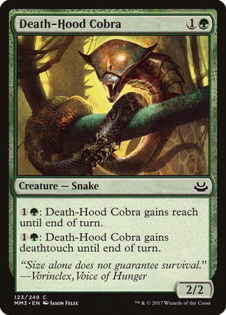 Death-Hood Cobra [Modern Masters 2017] | Exor Games New Glasgow