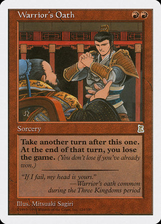 Warrior's Oath [Portal Three Kingdoms] | Exor Games New Glasgow