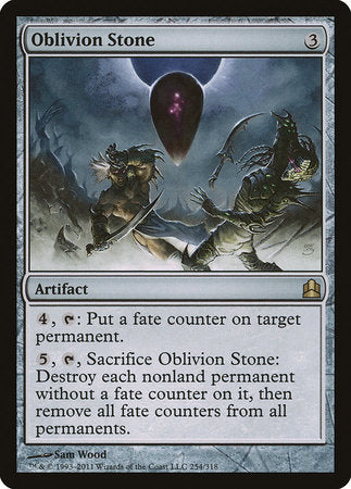 Oblivion Stone [Commander 2011] | Exor Games New Glasgow