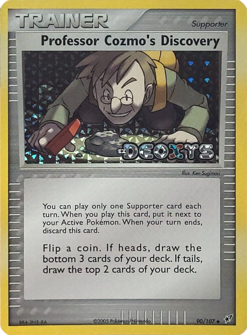 Professor Cozmo's Discovery (90/107) (Stamped) [EX: Deoxys] | Exor Games New Glasgow