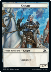 Elemental // Knight Double-sided Token [Double Masters 2022 Tokens] | Exor Games New Glasgow