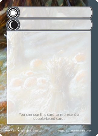 Helper Card (6/9) [Innistrad: Midnight Hunt Tokens] | Exor Games New Glasgow