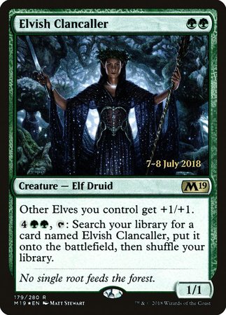 Elvish Clancaller [Core Set 2019 Promos] | Exor Games New Glasgow