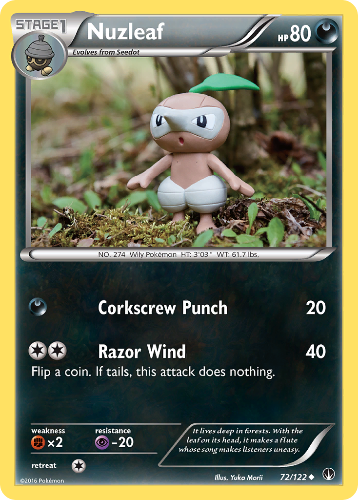 Nuzleaf (72/122) [XY: BREAKpoint] | Exor Games New Glasgow