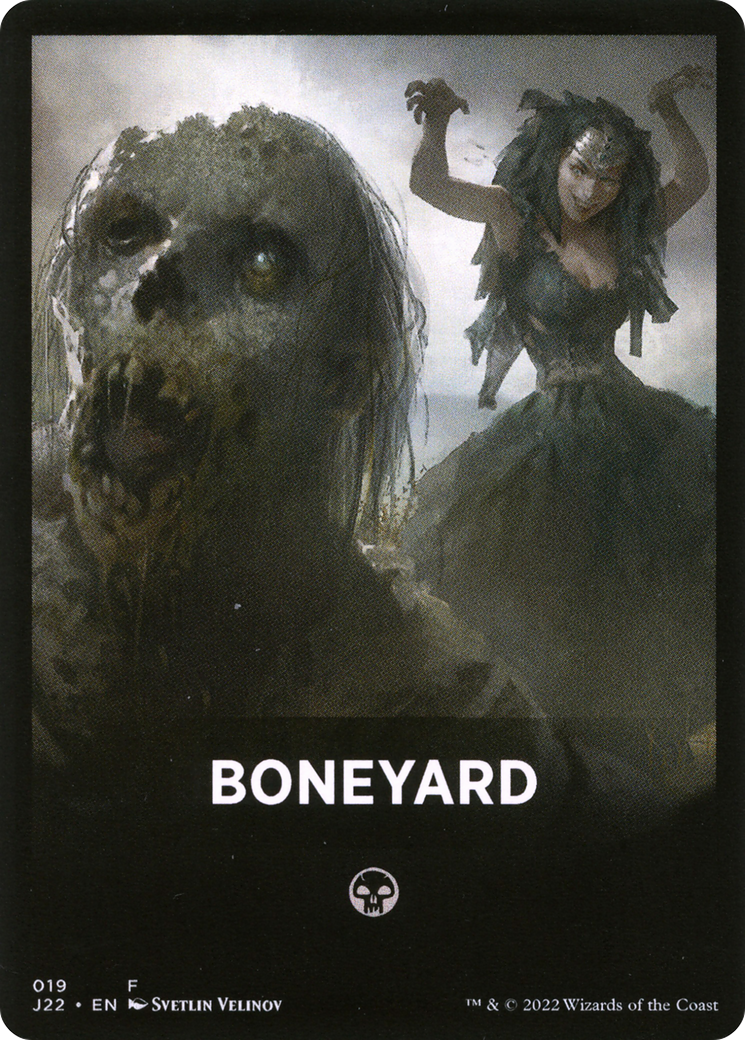 Boneyard Theme Card [Jumpstart 2022 Front Cards] | Exor Games New Glasgow