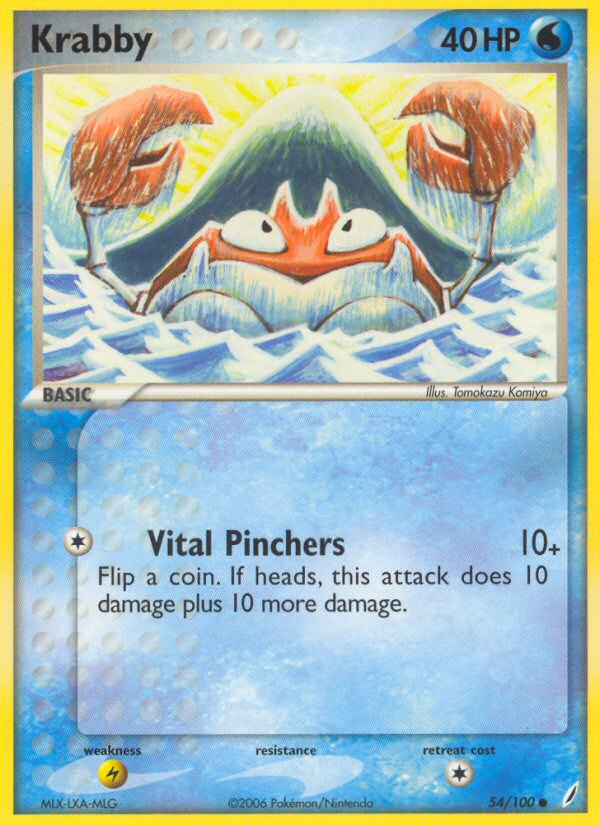 Krabby (54/100) [EX: Crystal Guardians] | Exor Games New Glasgow