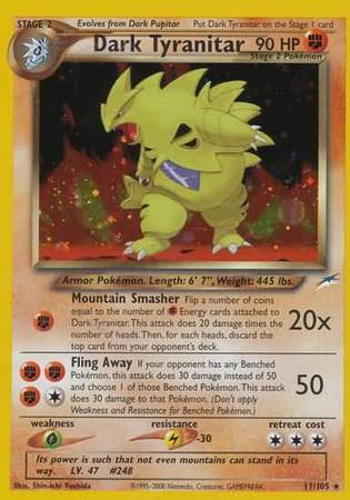 Dark Tyranitar (11/105) [Neo Destiny Unlimited] | Exor Games New Glasgow