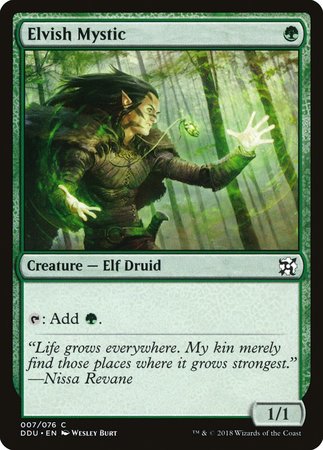 Elvish Mystic [Duel Decks: Elves vs. Inventors] | Exor Games New Glasgow