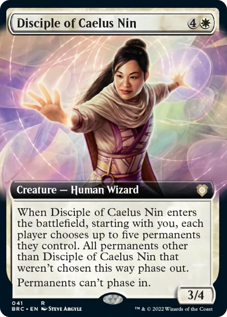 Disciple of Caelus Nin (Extended Art) [The Brothers' War Commander] | Exor Games New Glasgow