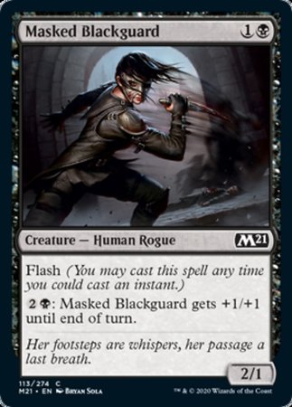 Masked Blackguard [Core Set 2021] | Exor Games New Glasgow