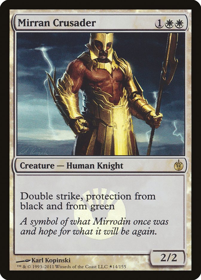 Mirran Crusader (Buy-A-Box) [Mirrodin Besieged Promos] | Exor Games New Glasgow