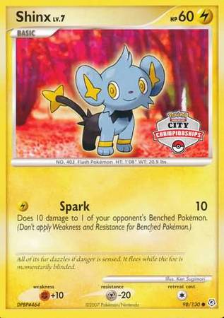 Shinx (98/130) (City Championships Promo) [Nintendo: Black Star Promos] | Exor Games New Glasgow