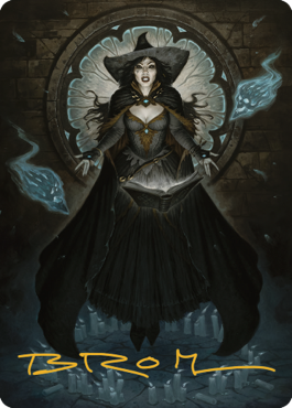 Tasha, the Witch Queen Art Card (76) (Gold-Stamped Signature) [Commander Legends: Battle for Baldur's Gate Art Series] | Exor Games New Glasgow