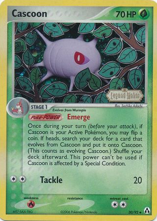 Cascoon (30/92) (Stamped) [EX: Legend Maker] | Exor Games New Glasgow