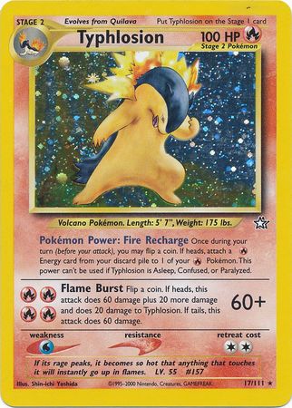 Typhlosion (17/111) [Neo Genesis Unlimited] | Exor Games New Glasgow