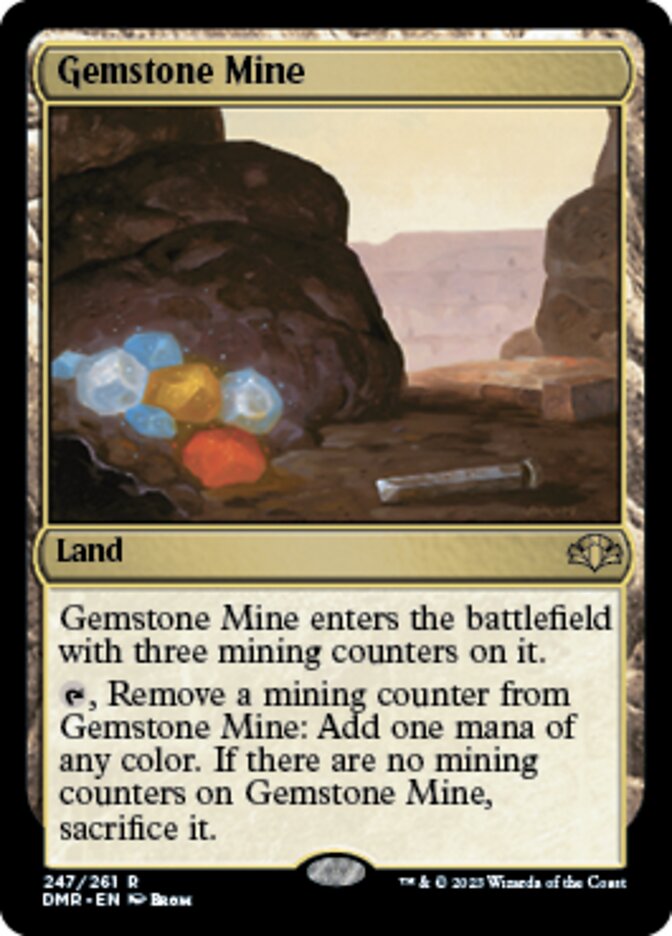 Gemstone Mine [Dominaria Remastered] | Exor Games New Glasgow