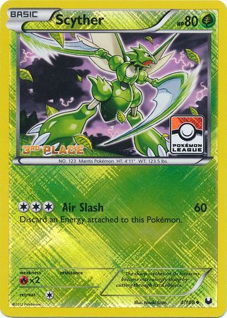 Scyther (4/108) (League Promo 3rd Place) [Black & White: Dark Explorers] | Exor Games New Glasgow