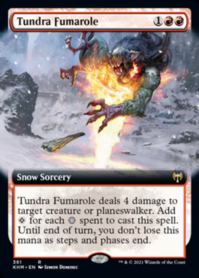 Tundra Fumarole (Extended Art) [Kaldheim] | Exor Games New Glasgow