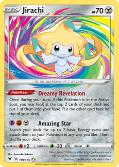 Jirachi (119/185) [Sword & Shield: Vivid Voltage] | Exor Games New Glasgow