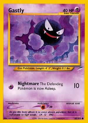 Gastly (65/105) [Neo Destiny Unlimited] | Exor Games New Glasgow