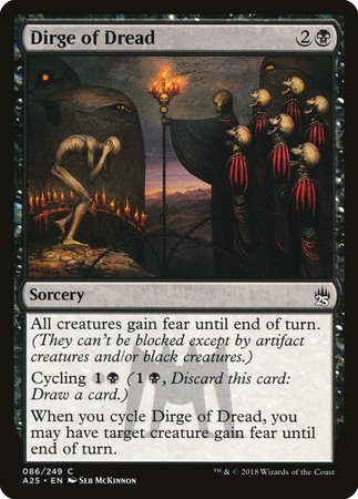 Dirge of Dread [Masters 25] | Exor Games New Glasgow