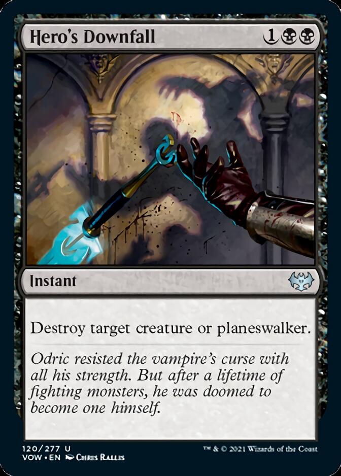 Hero's Downfall [Innistrad: Crimson Vow] | Exor Games New Glasgow