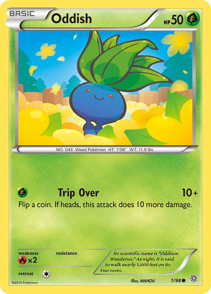 Oddish (1/98) [XY: Ancient Origins] | Exor Games New Glasgow