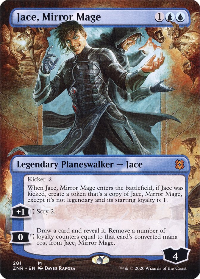 Jace, Mirror Mage (Borderless) [Zendikar Rising] | Exor Games New Glasgow