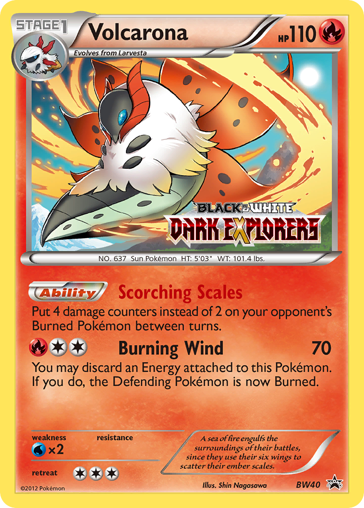 Volcarona (BW40) [Black & White: Black Star Promos] | Exor Games New Glasgow