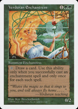 Verduran Enchantress [Fifth Edition] | Exor Games New Glasgow