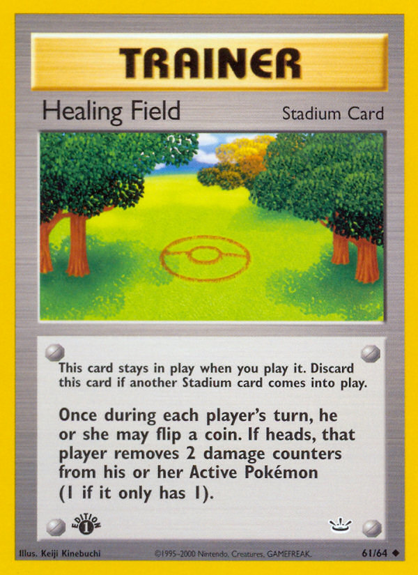 Healing Field (61/64) [Neo Revelation 1st Edition] | Exor Games New Glasgow